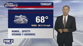 Scattered storm chance for Thursday