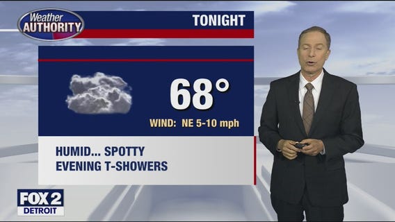 Scattered storm chance for Thursday
