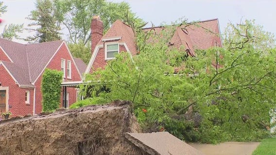 Late afternoon storms hit Metro Detroit