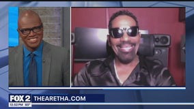 Evelyn ?Champagne? King and hometown favorite Keith Washington at The Aretha on July 30th.