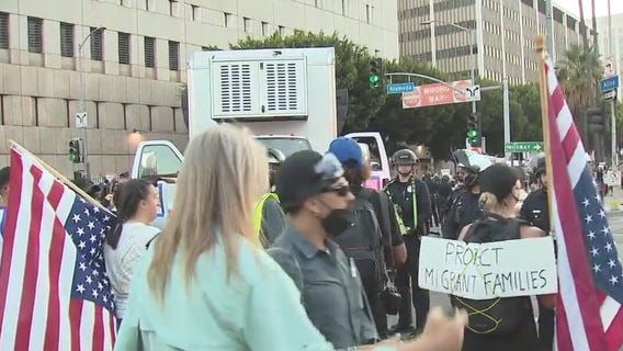 Protests over ongoing ICE raids in LA County