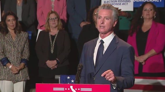 Newsom unveils redistricting plan