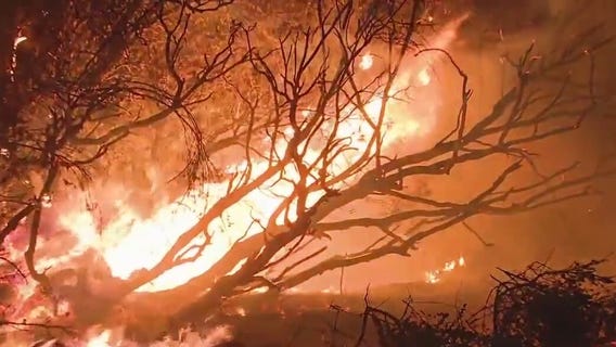 King Fire explodes in Gorman