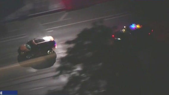 Half-hour police chase across San Fernando Valley