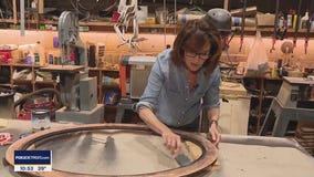 Jill of All Trades puts finishing coat on mirror frame