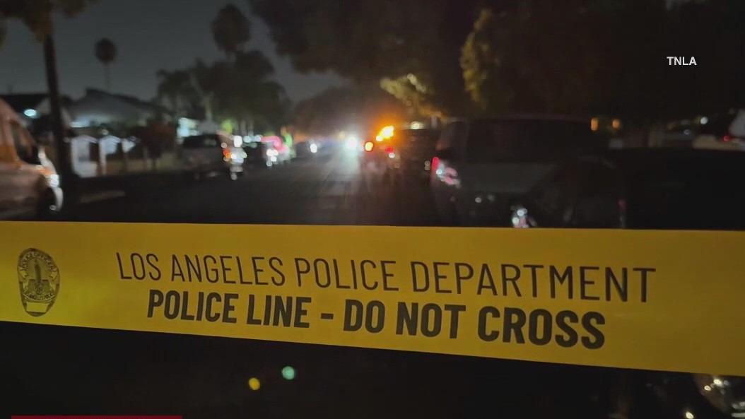 LAPD in standoff with armed man in Arleta