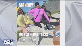Free Senior Fitness Series happening now at Joe Louis Greenway