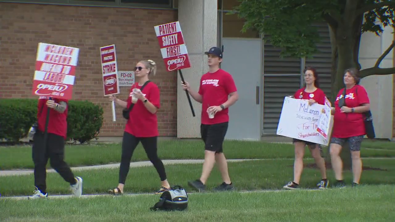 McLaren Macomb employees on strike