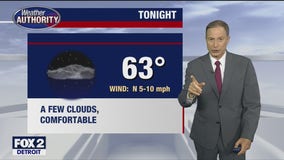 Partly sunny, warm and dry for Tuesday