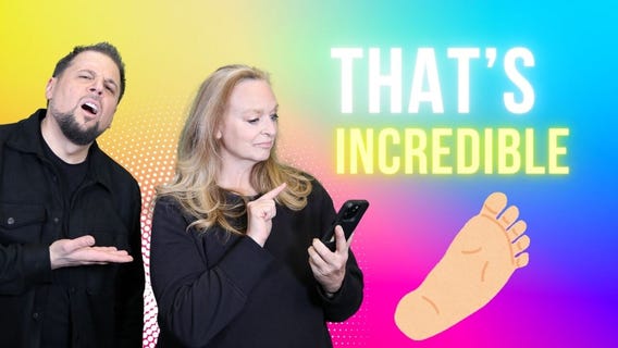 That?s Incredible: Grocery Thief, Flight Mishaps & Giant Foot Sculpture