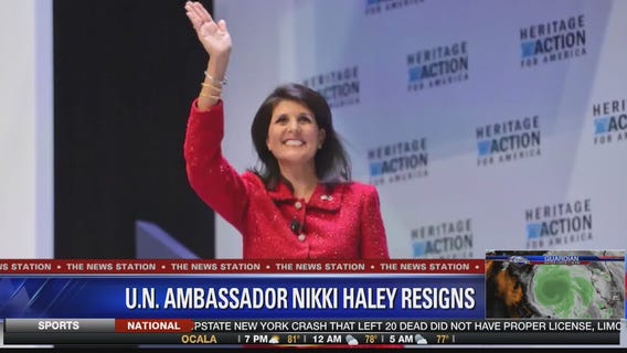 Nikki Haley resigns as U.N. Ambassador