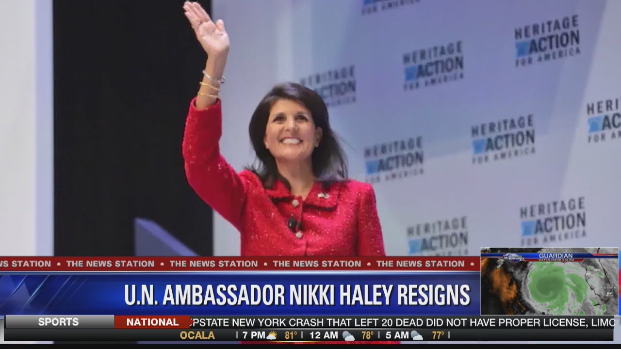 Nikki Haley resigns as U.N. Ambassador