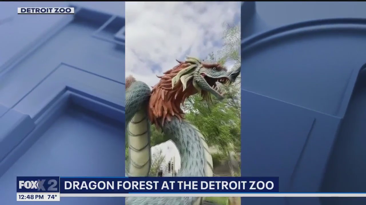 Dragons at the Detroit Zoo