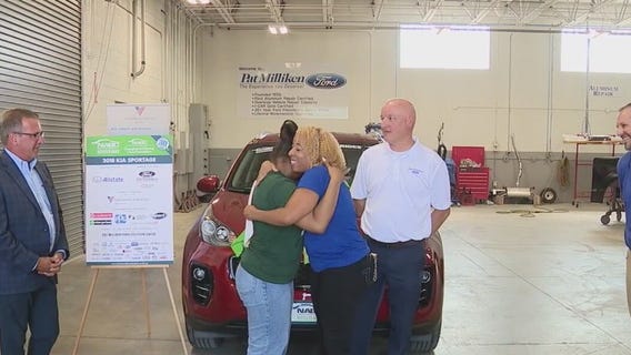 Veteran gifted recycled car to help get her back on her feet