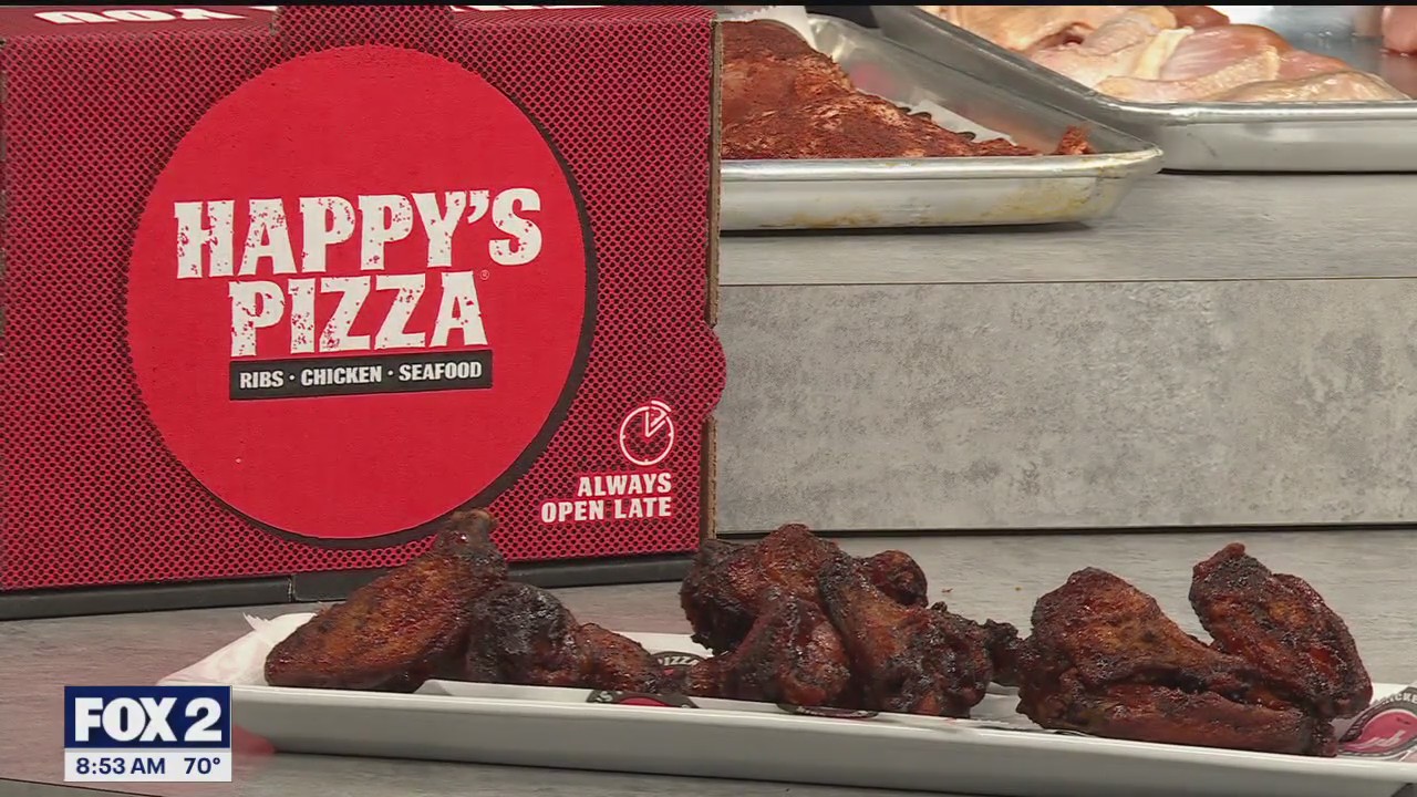 Happy's Pizza now served smoked barbecue chicken