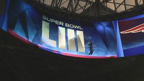 Mercedes Benz stadium gets ready for the Super Bowl
