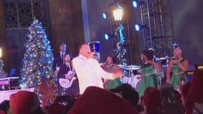 Performer John Legend held free concert in DTLA