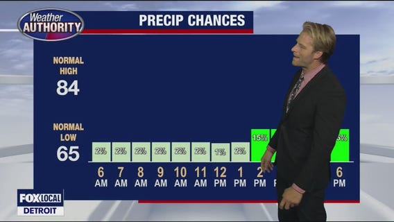 Rain moves out with cooler temps on tap