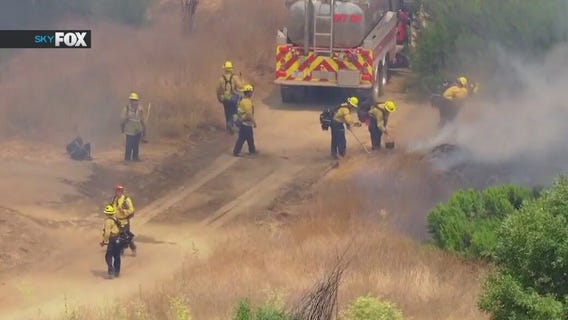 Fire breaks out amid SoCal heat wave