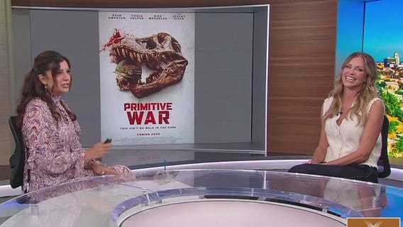 Tricia Helfer gears up for 'Primitive War'