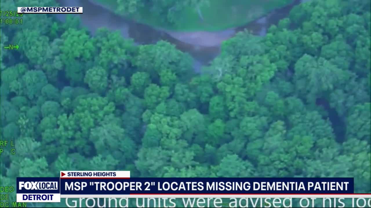 Trooper 2 helps find missing dementia patient