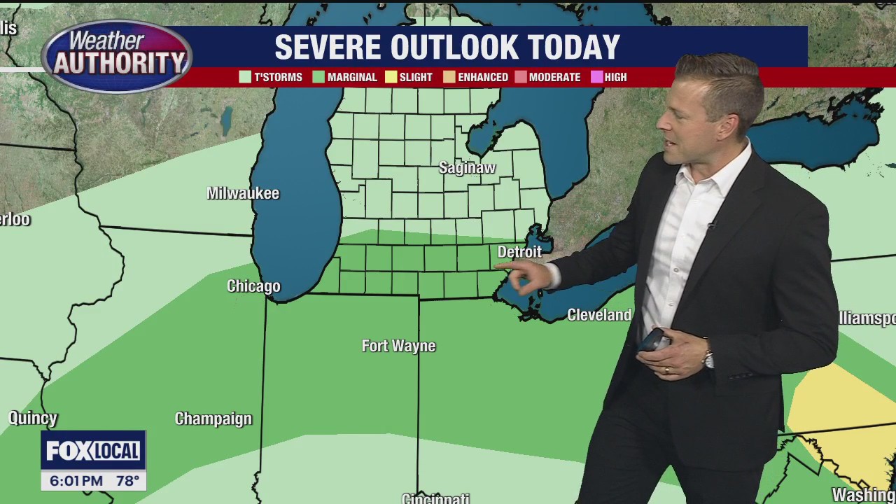 Showers and storms still possible this evening and tonight | FOX 2 Detroit