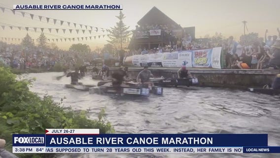 AuSable River Canoe Marathon this Saturday in Grayling