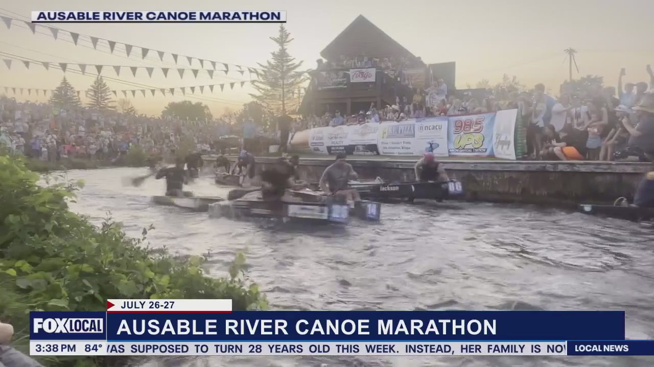 AuSable River Canoe Marathon this Saturday in Grayling