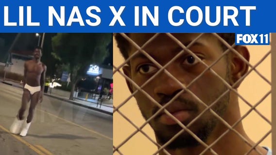 Lil Nas X in court after underwear incident