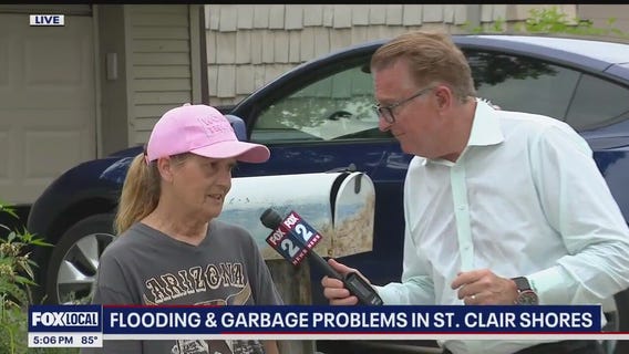 Monday's flooding leads to trash trouble in St. Clair Shores