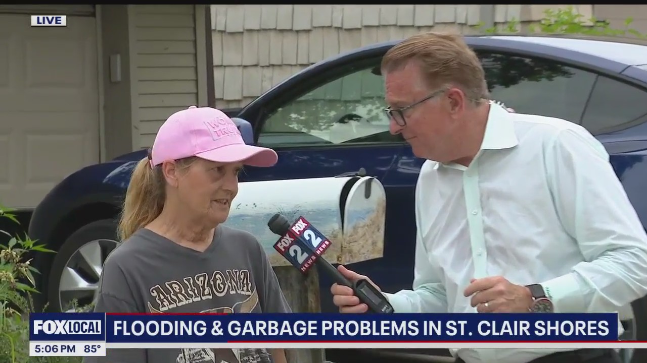 Monday's flooding leads to trash trouble in St. Clair Shores