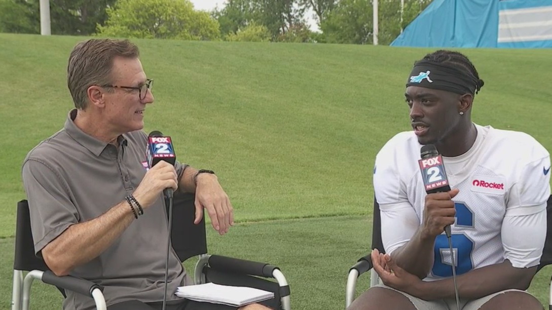 FOX 2 interviews Detroit Lions Cornerback Terrion Arnold