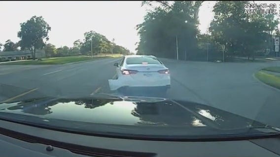 Livonia police deploy 'Grappler' to stop vehicle during car chase