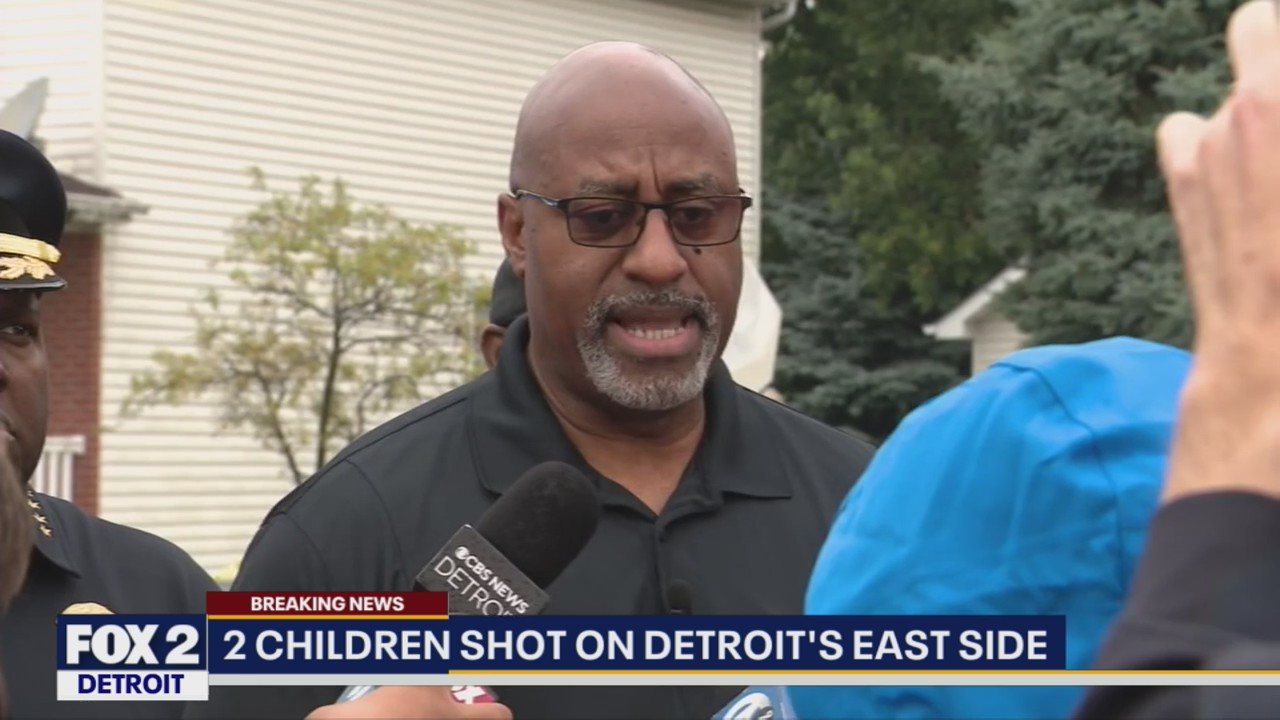 Gunmen open fire shooting 2 children sleeping inside Detroit home
