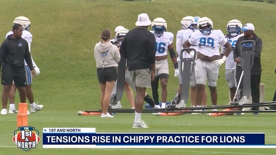 Lions getting chippy in early days of training camp