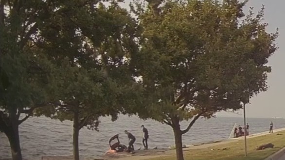 Detroit woman rescued after crashing into Lake St. Clair