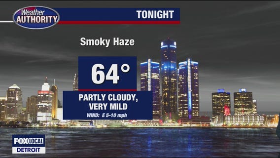 Partly sunny, warm and hazy for Tuesday