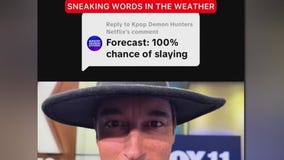 FOX 11's Adam Krueger sneaks Kpop Demon Hunters in weather