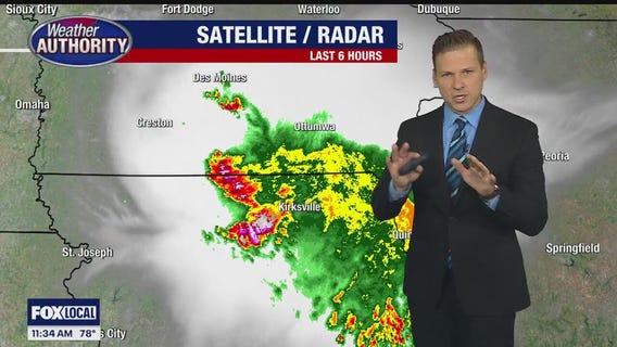 Isolated Showers and Storms Possible Today