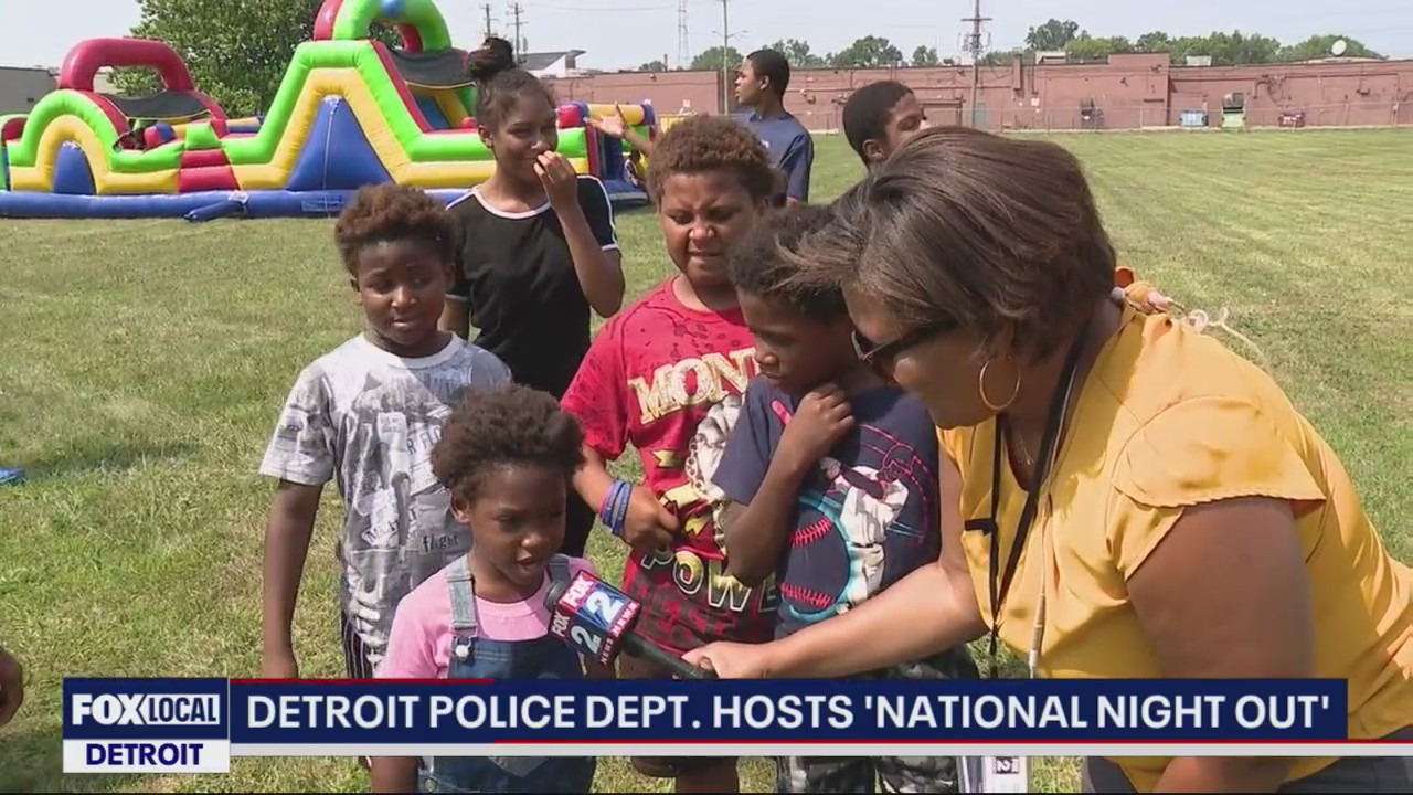 Detroit police connects with community for National Night Out