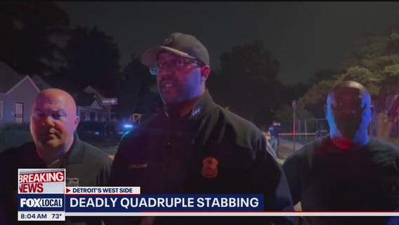 Quadruple stabbing leaves two dead on Detroit's east side