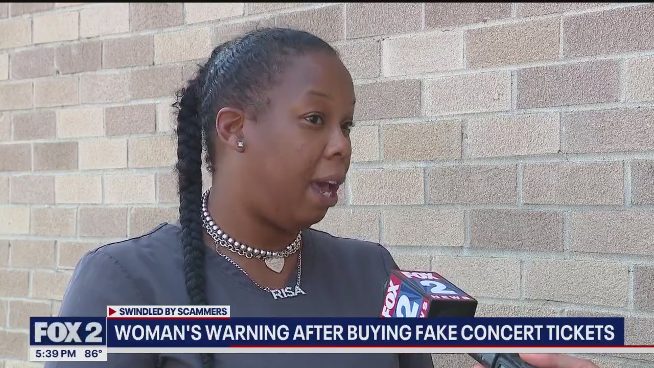Woman says scammer on StubHub sold fake Chris Brown Detroit concert tickets