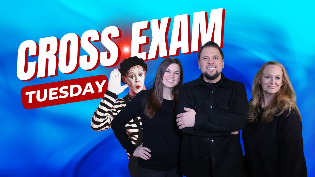 Cross Exam: Who?s Fighting the Mime?