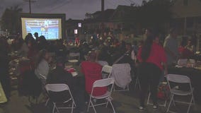 South LA residents throw anti-ICE block party