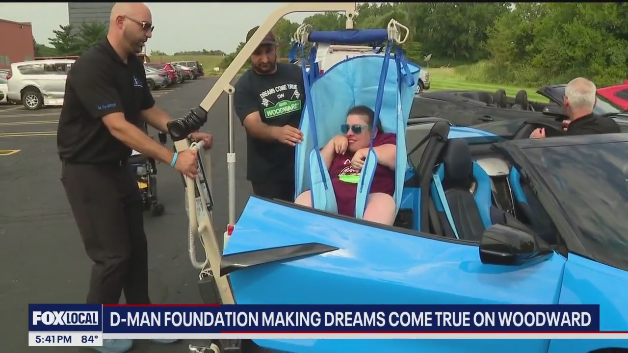 Nonprofit helps people with disabilities ride in convertibles for Dream Cruise preview