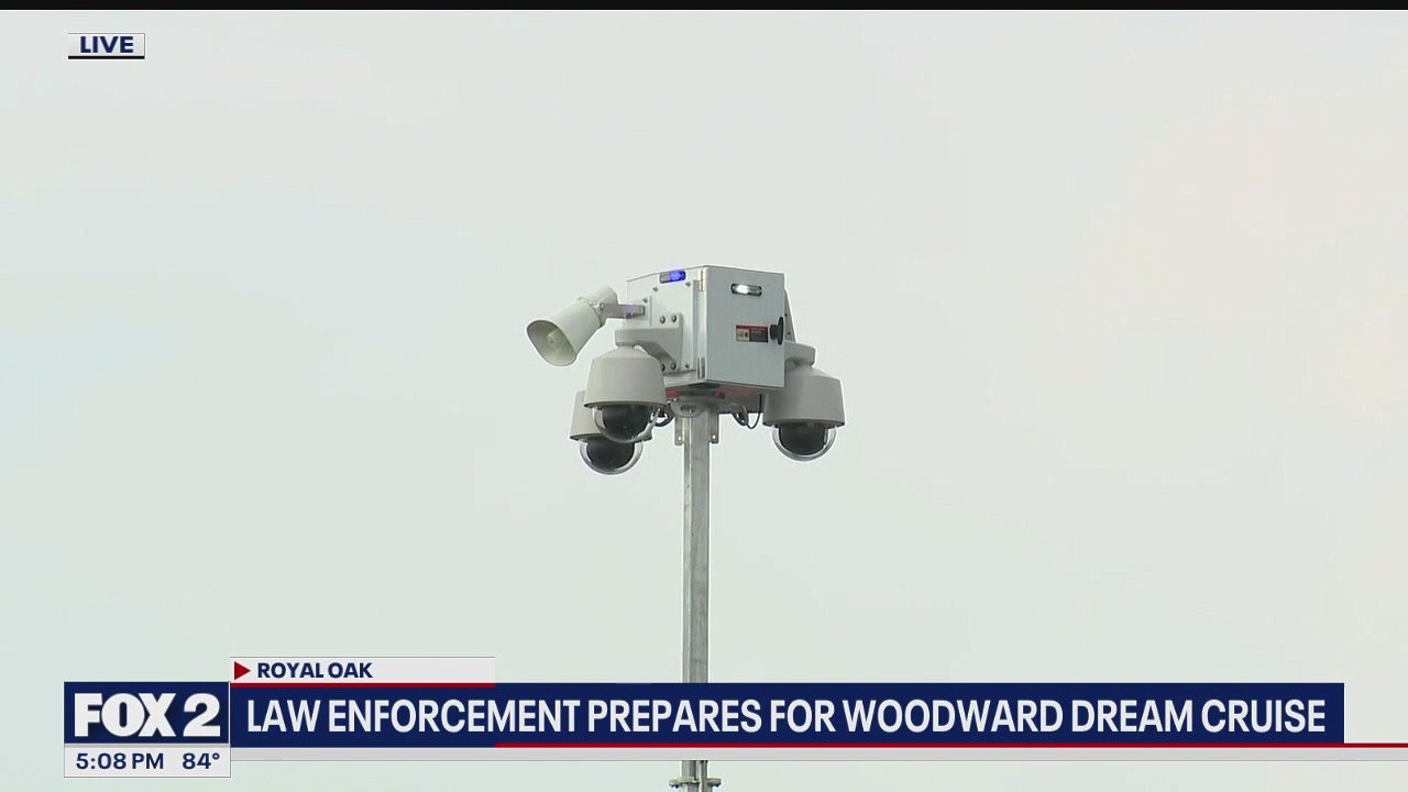 New surveillance cameras on Woodward perched to keep Dream Cruise safe