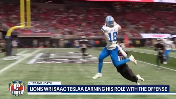 Lions rookie WR Isaac TeSlaa grows confident in role
