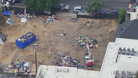 Clean up begins at Koreatown encampment