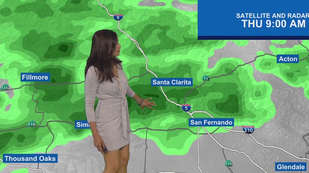 Rainy weather moves into SoCal