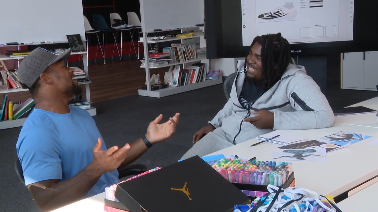 WATCH - Derrick Barnes is back after a season ending injury last year and our Jennifer Hammond caught up with him to talk about coming back and giving back